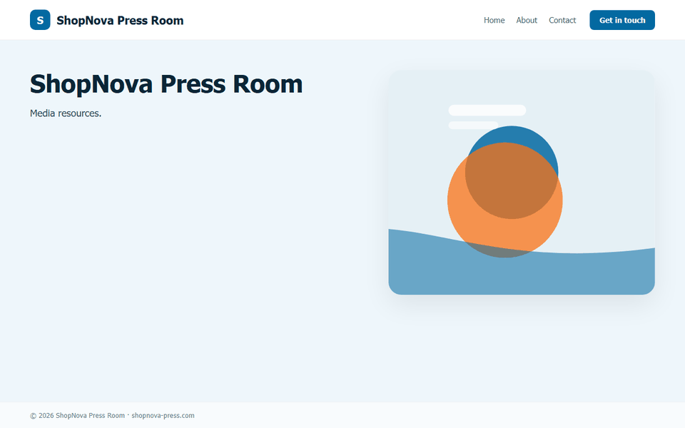 screenshot of shopnova-press.com